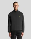 Lyle-and-scott-1874 Female Lyle And Scott 1874 Ml2022v Loopback Quarter Zip Sweat W635 Gunmetal In Gray