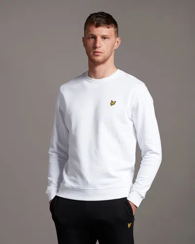 Lyle-and-scott-1874 Female Lyle And Scott 1874 Ml424vog Crew Neck 626 White
