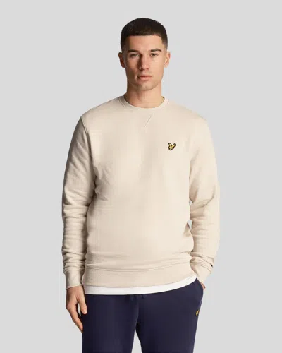 Lyle-and-scott-1874 Female Lyle And Scott 1874 Ml424vog Crew Neck W870 Covenant In Sand