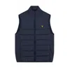 Lyle-and-scott-1874 Jackets And Jackets Man Lyle And Scott 1874 Jk1231v Buffalo Vest Z271 Dark Navy In Blue