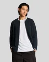 Lyle-and-scott-1874 Jackets And Jackets Man Lyle And Scott 1874 Ml2205v Half Tipped Jersey Z271 Dark Navy In Blue