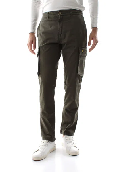 Lyle-and-scott-1874 Men's Trousers Lyle And Scott 1874 Tr0004it Cargo Pant Mil Military In Gray