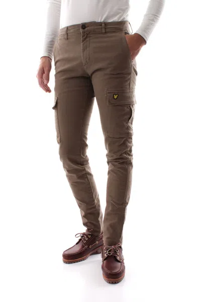 Lyle-and-scott-1874 Men's Trousers Lyle And Scott 1874 Tr0004it Cargo Pant Mud In Brown
