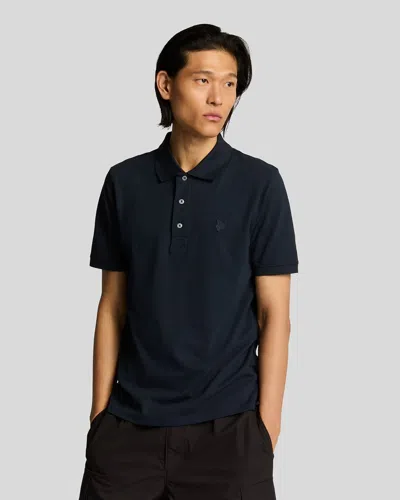 Lyle-and-scott-1874 Polo Man Lyle And Scott 1874 Sp2255ton Superfine Z271 Dark Navy In Blue