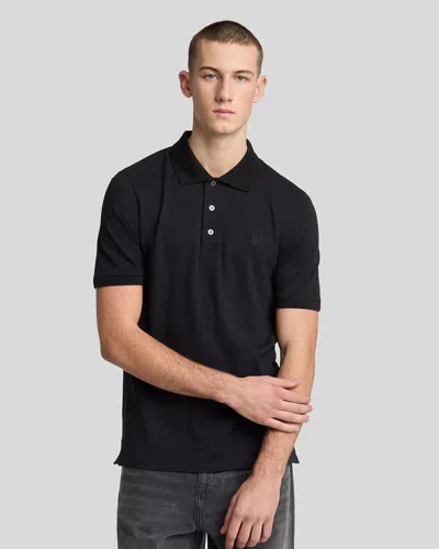 Lyle-and-scott-1874 Polo Man Lyle And Scott 1874 Sp2255ton Superfine Z865 Jet Black