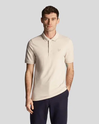 Lyle-and-scott-1874 Polo Man Lyle And Scott 1874 Sp400ton Polo Shirt W870 Covenant In Sand