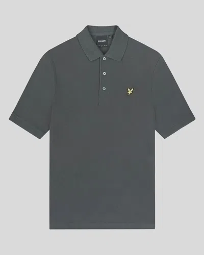 Lyle-and-scott-1874 Polo Man Lyle And Scott 1874 Sp400vog Polo W635 Gunmetal In Gray