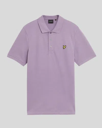 Lyle-and-scott-1874 Polo Man Lyle And Scott 1874 Sp400vog Polo X600 Dusk Puple In Pink