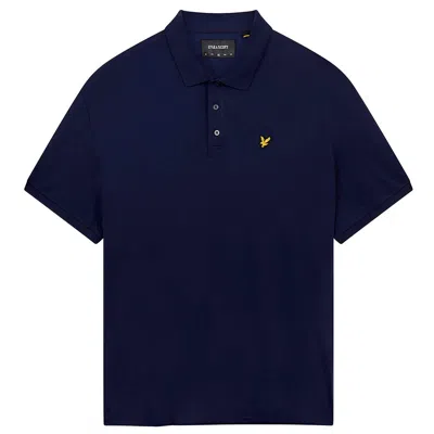 Lyle-and-scott-1874 Polo Man Lyle And Scott 1874 Sp400vog Polo Z271 Dark Navy In Blue