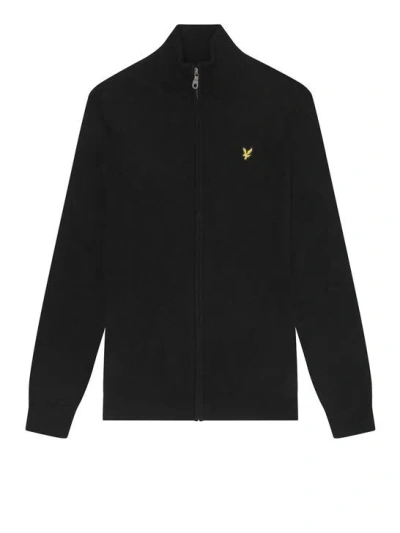 Lyle-and-scott-1874 Shirts Man Lyle And Scott 1874 Kn2102vc W155 Jet Black