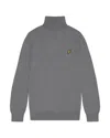 Lyle-and-scott-1874 Shirts Man Lyle And Scott 1874 Kn2103v Cotton Merino T28 Mid Grey Marl In Gray