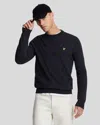 Lyle-and-scott-1874 Shirts Man Lyle And Scott 1874 Kn2114v Lambswool Blend Crew Z56 Dark Navy Marl In Blue