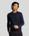 Lyle-and-scott-1874 Shirts Man Lyle And Scott 1874 Kn2235ton Superfine Z271 Dark Navy In Blue