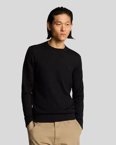 Lyle-and-scott-1874 Shirts Man Lyle And Scott 1874 Kn2235ton Superfine Z865 Jet Black