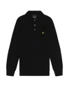 Lyle-and-scott-1874 Shirts Man Lyle And Scott 1874 Kn2313v Football Z865 Jet Black In Black