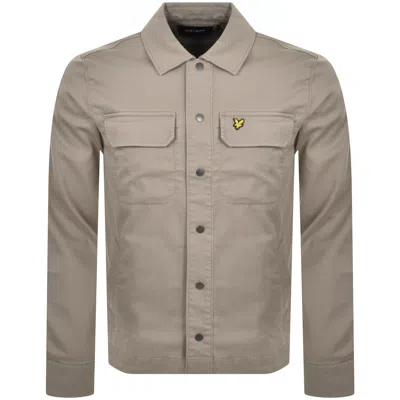 Lyle & Scott Lyle And Scott Bedford Corduroy Overshirt Beige