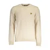 Lyle & Scott Beige Wool Sweater In Neutral