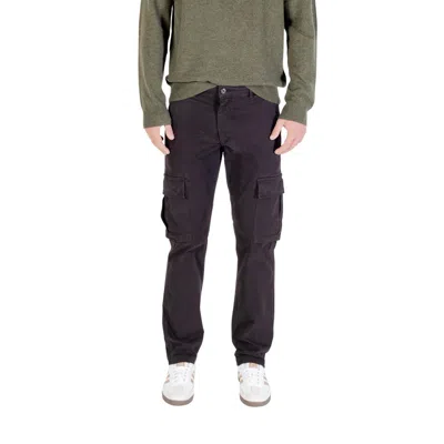 Lyle & Scott Black Cotton Cargo Pants