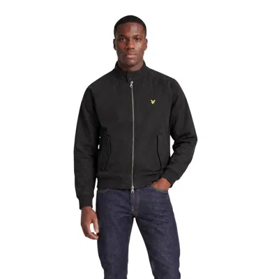 Lyle & Scott Black Polyester Full-length Jacket In Multi