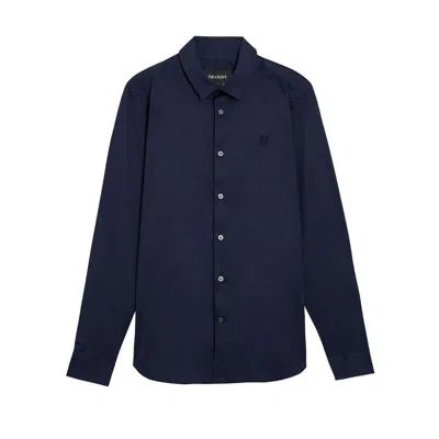 Lyle & Scott Blue Cotton Dress Shirt