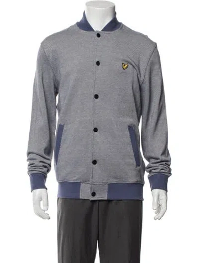 Pre-owned Lyle & Scott Bomber Jacket In Grey