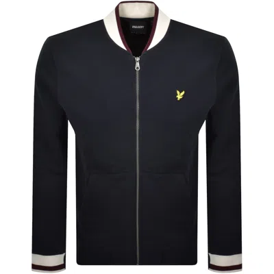Lyle & Scott Lyle And Scott Bomber Sweatshirt Navy