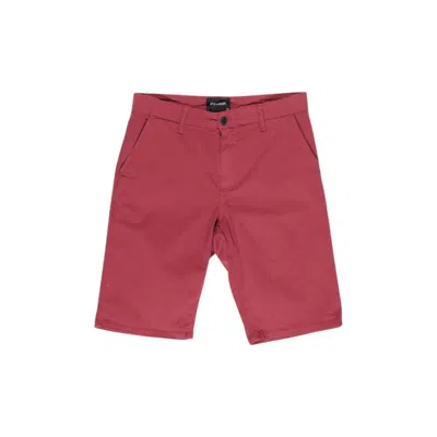 Lyle & Scott Bordeaux Cotton Bermuda Shorts In Pink