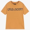 LYLE & SCOTT BOYS BEIGE COTTON T-SHIRT