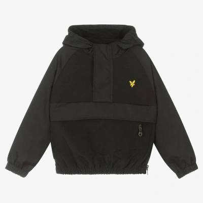 Lyle & Scott Kids' Boys Black Showerproof Jacket