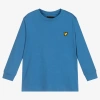 LYLE & SCOTT BOYS BLUE COTTON TOP