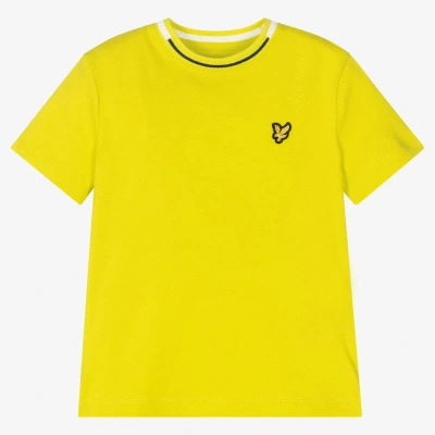 Lyle & Scott Kids' Boys Green Cotton T-shirt