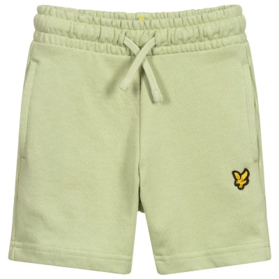 Lyle & Scott Kids' Boys Green Jersey Shorts