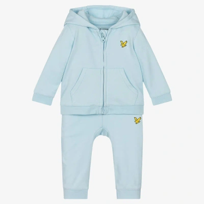 Lyle & Scott Babies' Boys Pale Blue Cotton Tracksuit