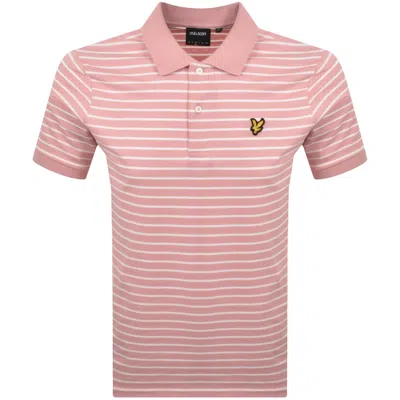 Lyle & Scott Lyle And Scott Breton Polo T Shirt Pink