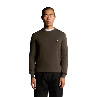 Lyle & Scott Brown Cotton Sweatshirt In Animal Print