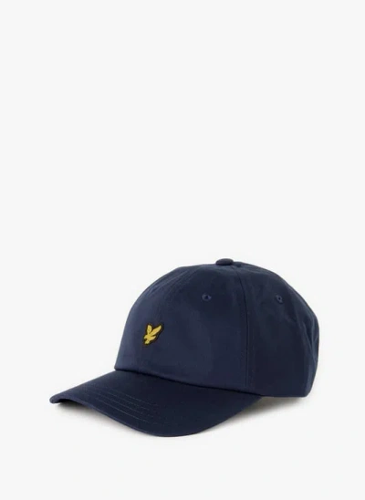 Lyle & Scott Casquette Brodée En Coton In Blue