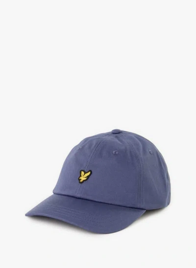 Lyle & Scott Casquette Brodée En Coton In Blue