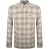 Lyle & Scott Lyle And Scott Check Flannel Shirt Brown In Brown