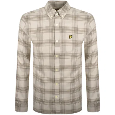 Lyle & Scott Lyle And Scott Check Flannel Shirt Brown In Neutral