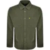 Lyle & Scott Lyle And Scott Corduroy Long Sleeve Shirt Green In Green