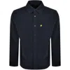 Lyle & Scott Lyle And Scott Corduroy Long Sleeve Shirt Navy In Multi