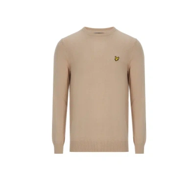 Lyle & Scott Cotton And Wool Jumper In Neutral