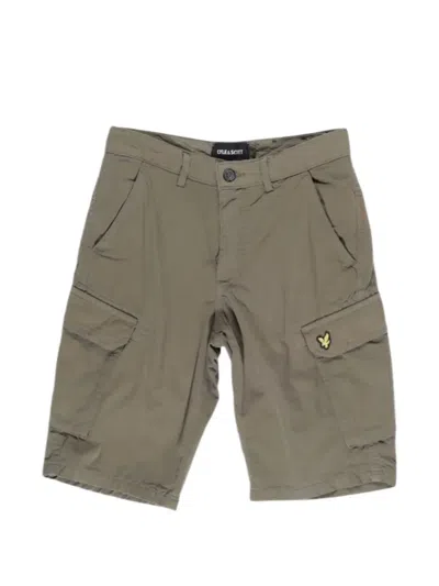 Lyle & Scott Cotton Cargo Shorts In Green