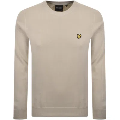 Lyle & Scott Lyle And Scott Cotton Knitted Jumper Beige In Neutral