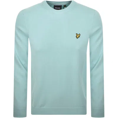 Lyle & Scott Lyle And Scott Cotton Knitted Jumper Blue