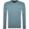 Lyle & Scott Lyle And Scott Cotton Knitted Jumper Blue In Blue