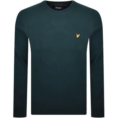 Lyle & Scott Lyle And Scott Cotton Knitted Jumper Green