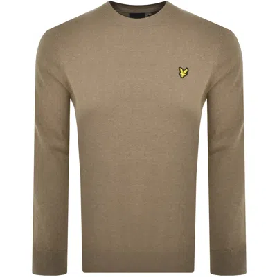 Lyle & Scott Lyle And Scott Cotton Merino Jumper Green