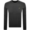 Lyle & Scott Lyle And Scott Cotton Merino Jumper Grey In Gray
