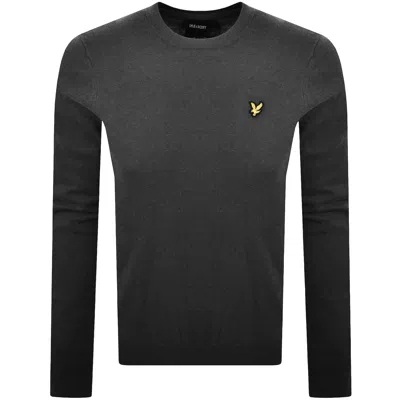 Lyle & Scott Lyle And Scott Cotton Merino Jumper Grey In Gray